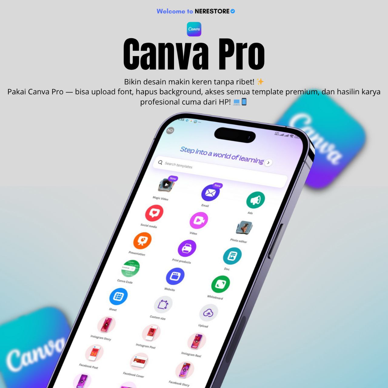 CANVA PRO 1 BULAN